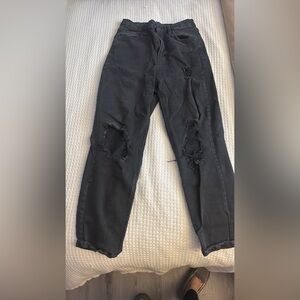 Wild Fable Black Distressed Boyfriend Jeans